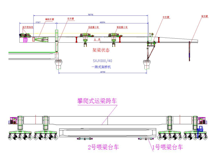 SGTJ170公铁二用架桥机